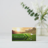 Carte De Visite Golf Business Card (Debout devant)