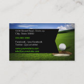 Carte De Visite Golf Business Card (Dos)