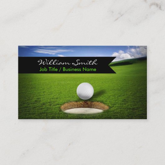 Carte De Visite Golf Business Card (Devant)