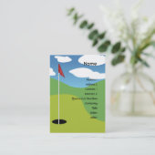 Carte De Visite Golf - Chubby (Debout devant)