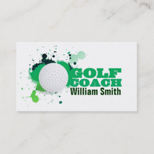Carte De Visite Golf Coach