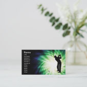 Carte De Visite Golf cool Green (Debout devant)
