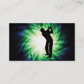Carte De Visite Golf cool Green (Dos)
