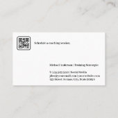 Carte De Visite Golf Course Logo | Sports (Dos)