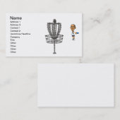 Carte De Visite Golf de disque (Devant / Derrière)