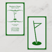 Carte De Visite golf de mod (Devant / Derrière)