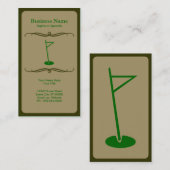 Carte De Visite golf de mod (Devant / Derrière)