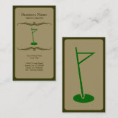 Carte De Visite golf de mod (Devant / Derrière)