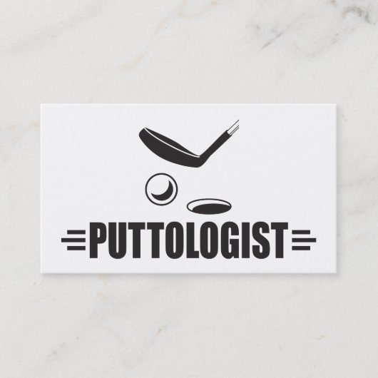 Carte De Visite Golf Funny sur mesure (Devant)