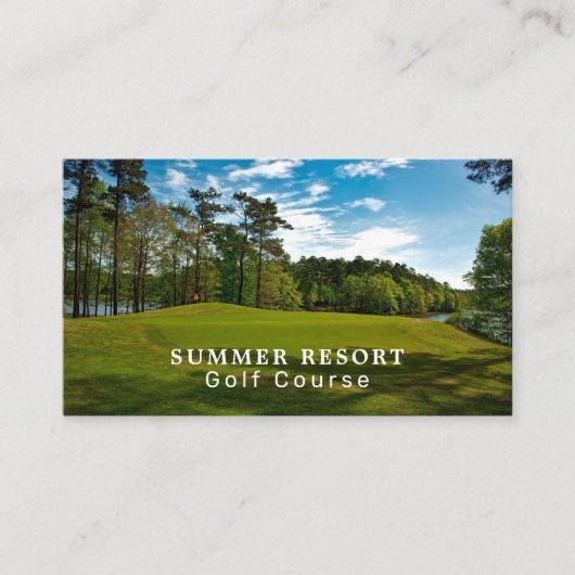 Carte De Visite Golf, Golf Club, Golfeur, Golf (Devant)