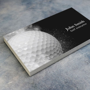 Carte De Visite Golf Instructeur Golf Ball