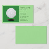 Carte De Visite Golf professionnel élégant moderne de conception (Devant / Derrière)