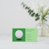 Carte De Visite Golf professionnel élégant moderne de conception (Debout devant)