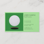 Carte De Visite Golf professionnel élégant moderne de conception (Devant)