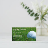 Carte De Visite Golf sportif moderne (Debout devant)
