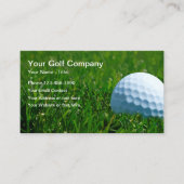 Carte De Visite Golf sportif moderne (Devant)