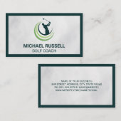 Carte De Visite Golf Swinning Golf Club (Devant / Derrière)
