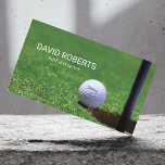 Carte De Visite Golfe Instructeur Hole dans un sport professionnel<br><div class="desc">Un "Golf Instructeur Hole" dans les "One Professional Sport Business Cards"</div>
