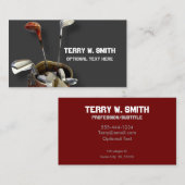 Carte de visite Golfer (Devant / Derrière)