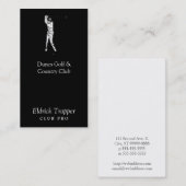 Carte De Visite Golfeur (Devant / Derrière)