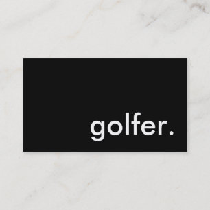 Carte De Visite golfeur.
