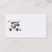 Carte De Visite Golfeur dans le chariot de golf (Dos)