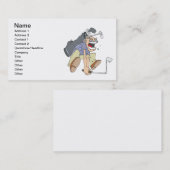Carte De Visite Golfeur frustrant (Devant / Derrière)