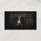 Carte De Visite Golfeur vintage ; Cool (Dos)