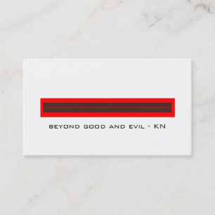Carte De Visite good-evil BC