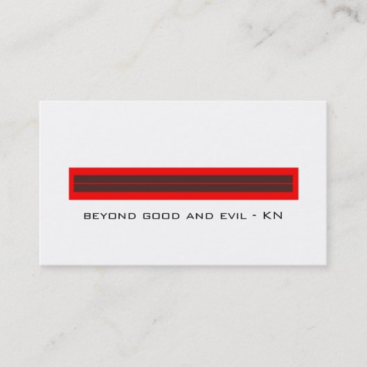 Carte De Visite good-evil BC (Devant)