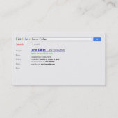 carte de visite google (Dos)