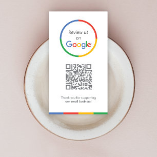 Carte De Visite Google Avis Business Review Link QR Code