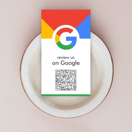 Carte De Visite Google Avis | Business Review Link QR Code