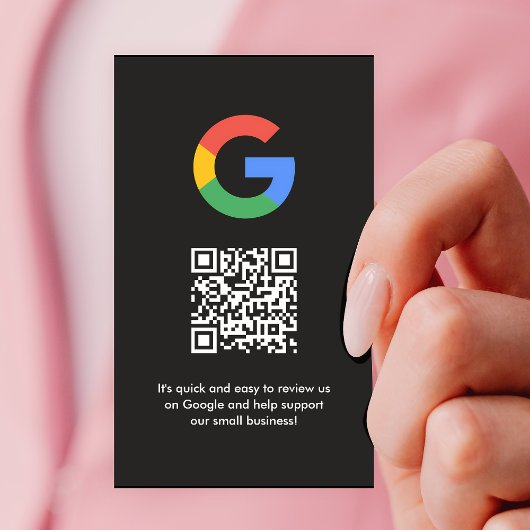Carte De Visite Google Avis | Business Review Link QR Code