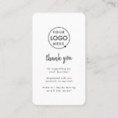 Carte De Visite Google Avis | Business Review Link QR Code (Dos)