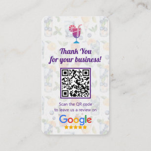Carte De Visite Google Avis   Cocktail Business Review