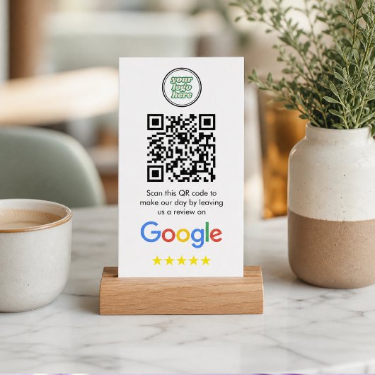 Carte De Visite Google Avis | Code QR de lien de révision d'entrep