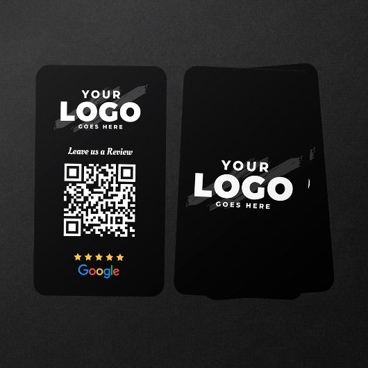Carte De Visite Google Avis QR Code Business Review Link 5 Star