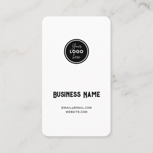 Carte De Visite Google Avis QR Code Laissez-nous un examen (Devant)