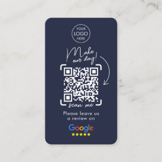 Carte De Visite Google Avis | Revue de l'entreprise | QR Code Busi