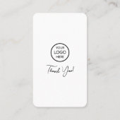 Carte De Visite Google Avis | Revue de l'entreprise | QR Code Busi (Dos)