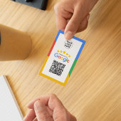 Carte De Visite Google Business Review 5 Star Qr Code