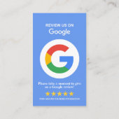 Carte De Visite Google Review (Dos)