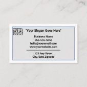 Carte De Visite Google Review moderne W/ QR Code Modèle (Dos)