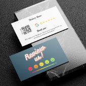 Carte De Visite Google Review My Business Merci Qr Code