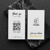 Carte De Visite Google Review My Business Qr Code Lien Merci