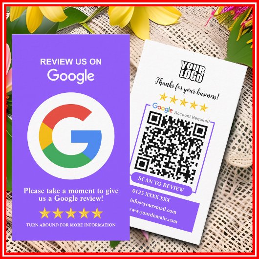 Carte De Visite Google Reviews | Avis sur l'entreprise Code QR Vio