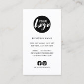 Carte De Visite Google Reviews Merci Logo Code QR (Dos)