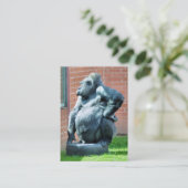 CARTE DE VISITE GORILLA (Debout devant)