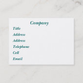 CARTE DE VISITE GORILLA (Dos)